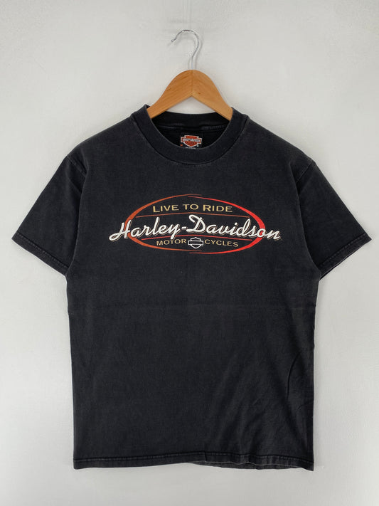 90's HARLEY DAVIDSON Made in USA Size M Vintage T-Shirt / F3526T