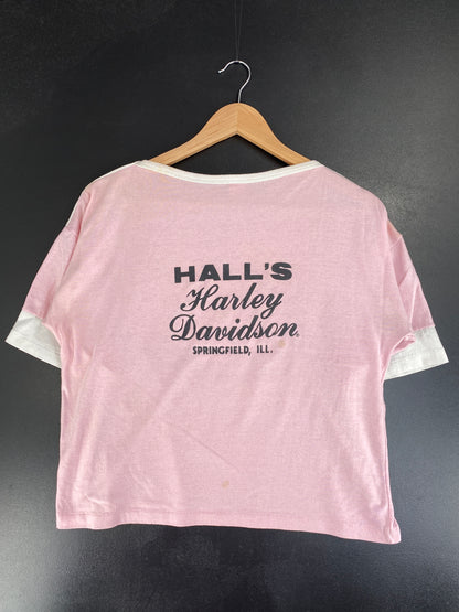 .80's HARLEY DAVIDSON Made in USA Size Kids XL Vintage T-shirt / F9303T