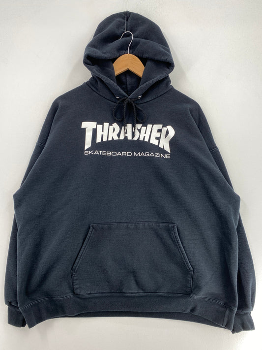 Vintage THRASHER Size XL Hoodie Sweat-Shirt / G1578S