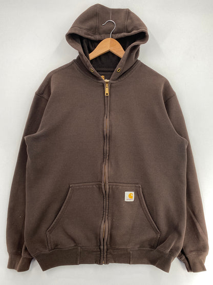 Vintage CARHARTT Size M Hoodie Zip-Up Sweat-Shirt / G1427S