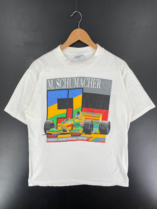 90's M.SCHUMACHER Made in USA Size L Vintage T-shirt / F2723T