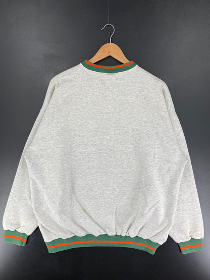 90’s MIAMI HURRICANES Size XL Vintage NFL Sweat-Shirt / F3416S