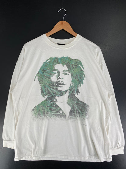 2002 BOB MARLEY Size XL Vintage T-shirt / F8929T