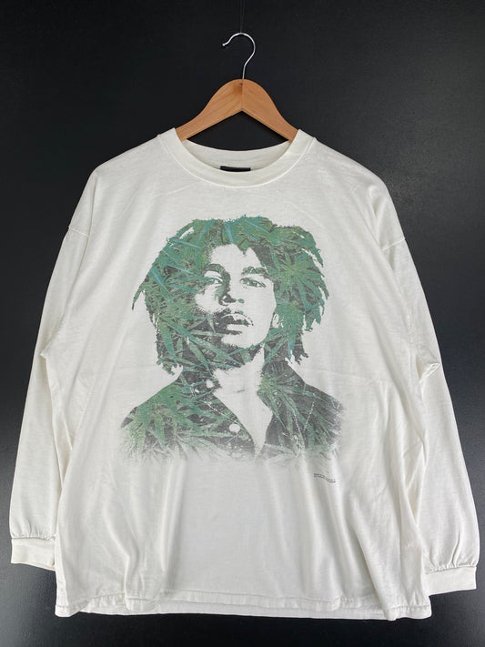 2002 BOB MARLEY Size XL Vintage T-shirt / F8929T