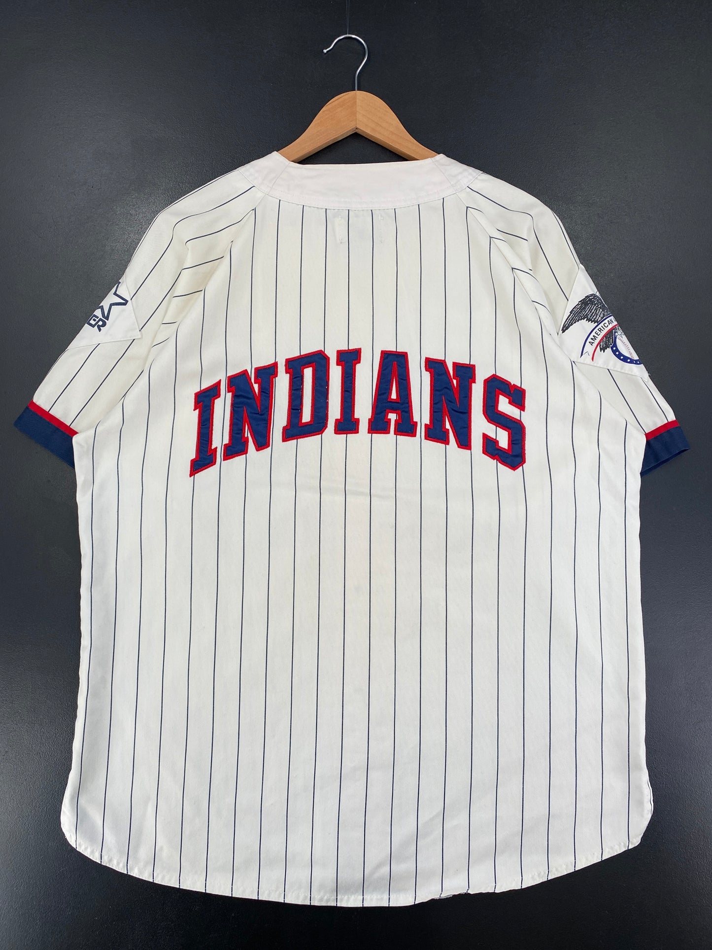 90’s STARTER x CLEVELAND INDIANS Size L MLB Game Shirt / G1877B