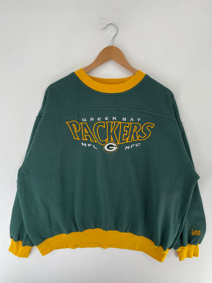 90’s GREEN BAY PACKERS Size XL NFL Sweat-Shirt / F4899S