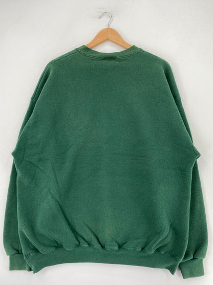 90's GREEN BAY PACKERS Made in USA Size XL NFL Sweat-Shirt / F9334S