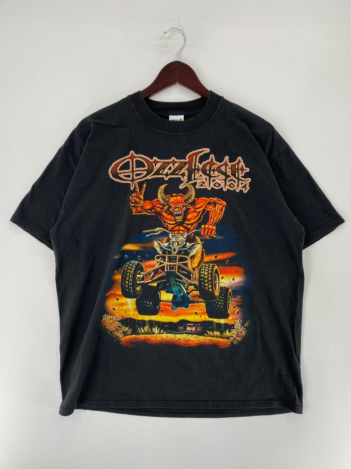 2004 OZZFEST Size XL Vintage Music Tour T-shirt / F2579T