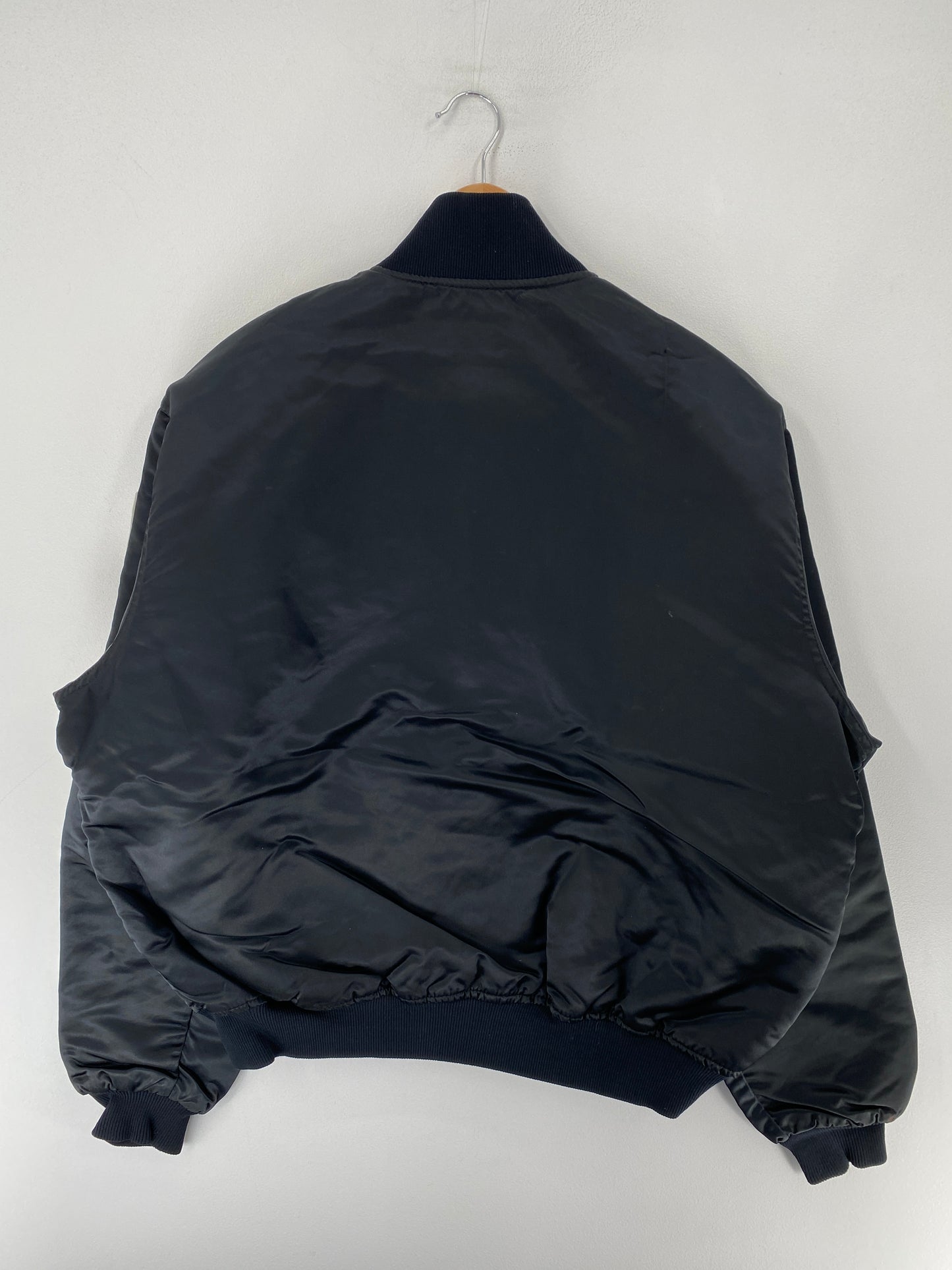 90's STARTER x LAS VEGAS RAIDERS Made in USA Size L Vintage NFL Nylon Jacket / F4976N