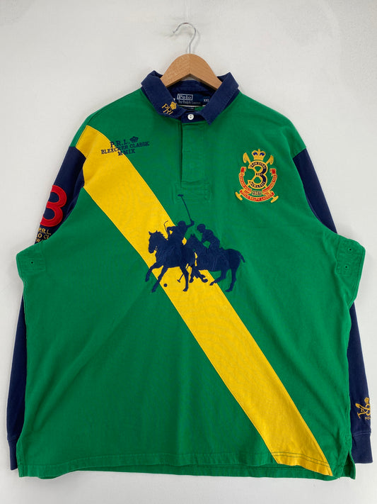 Vintage POLO Size XXL Rugby-Shirt / G2963R