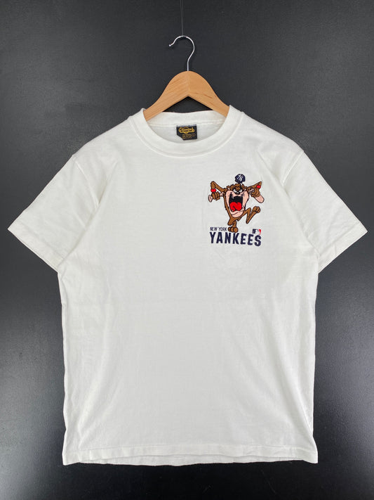 90's NEW YORK YANKEES Made in USA Size L Vintage MLB T-shirt / G2174T