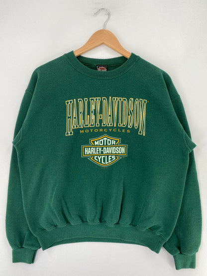 1996 HARLEY DAVIDSON Made in USA Size M Vintage Sweat-shirt / G1062S