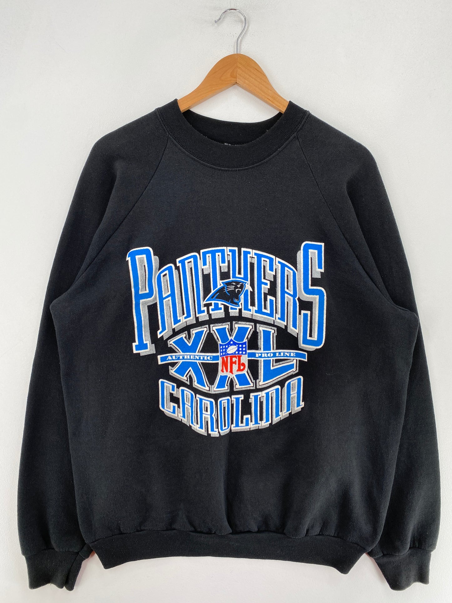 90’s CAROLINA PANTHERS Made in USA Size XL Vintage NFL Sweat-Shirt / G6561S