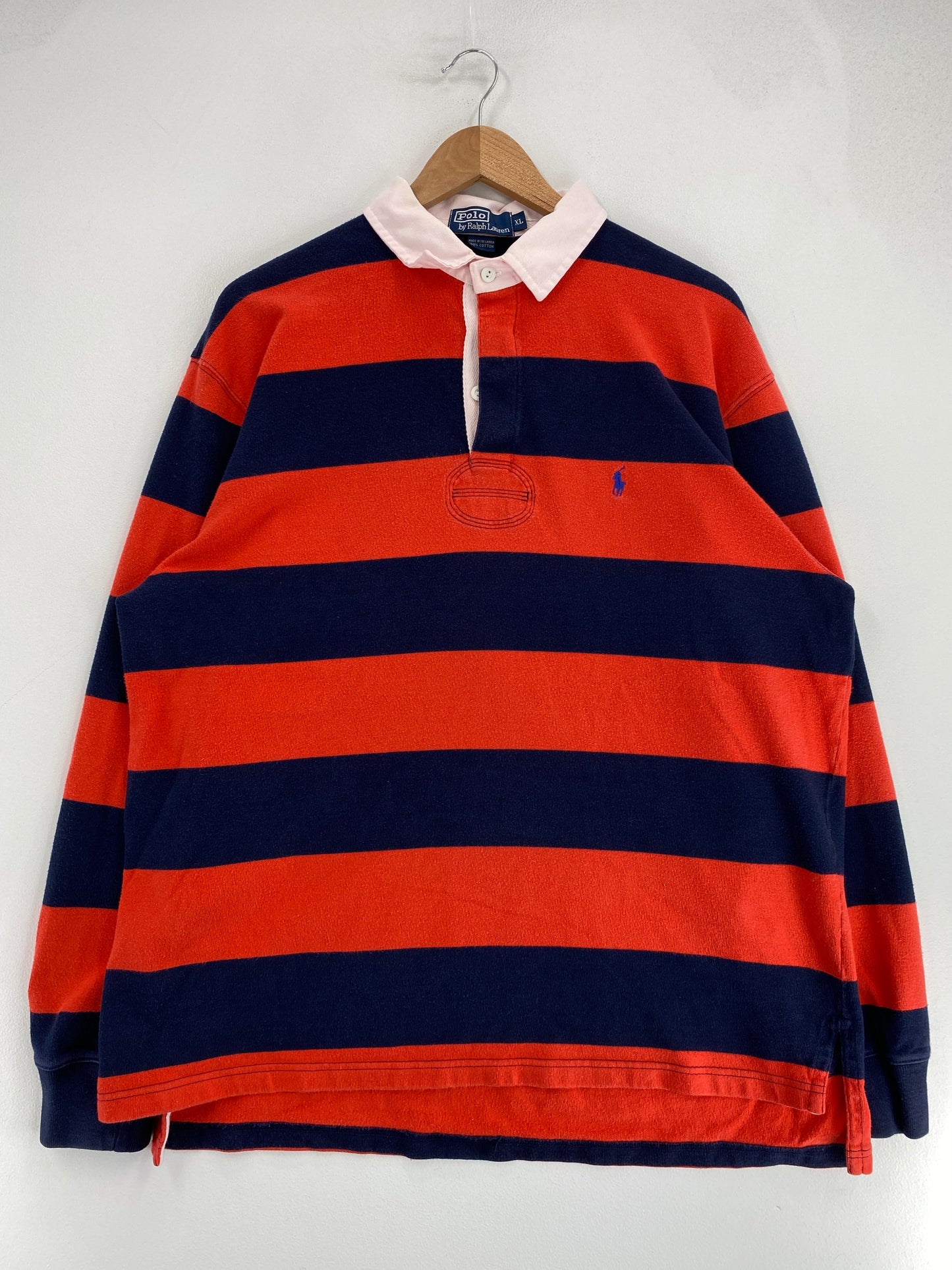 Vintage POLO RALPH LAUREN Size XL Rugby-Shirt / G2883R