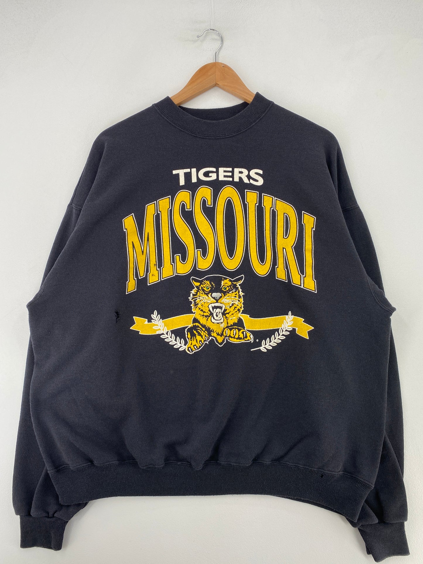 90’s MISSOURI TIGERS Size XXL College Sweat-Shirt / G135S