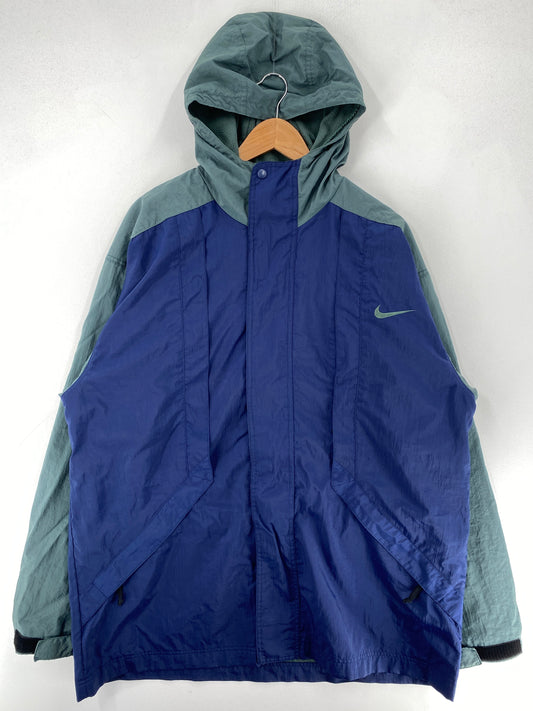 90’s NIKE Size L Nylon Zip-up Jacket / F6088N
