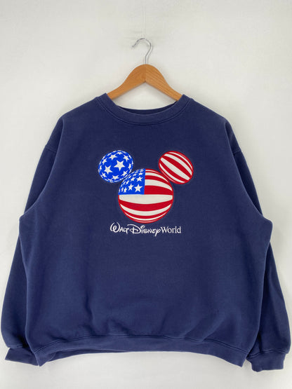 Vintage WALT DISNEY WORLD Size XL Disney Sweat-Shirt / F9034S