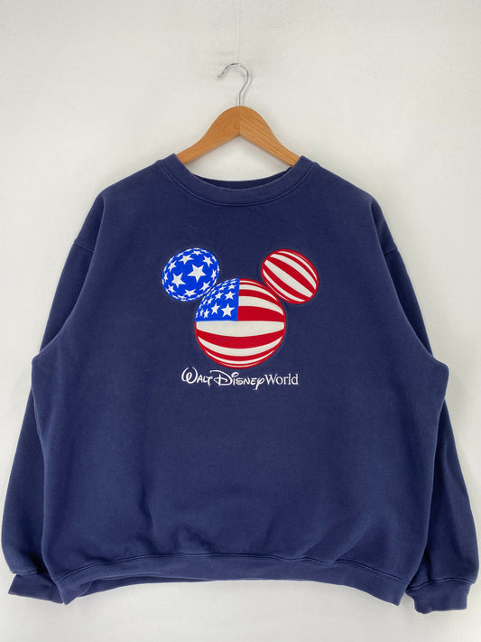 Vintage WALT DISNEY WORLD Size XL Disney Sweat-Shirt / F9034S