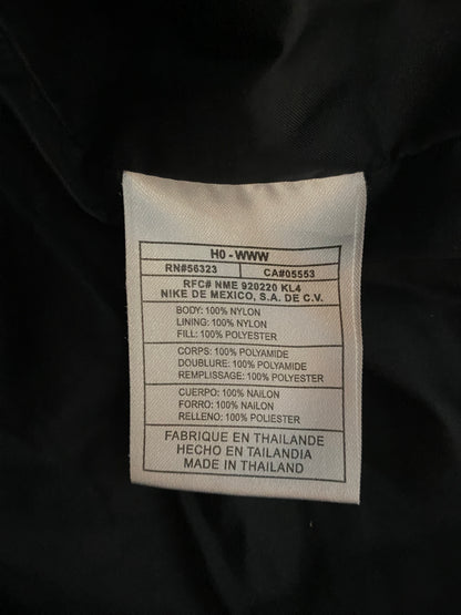 00' NIKE MINI SWOOSH Size M Vintage Padded Nylon Jacket / G5437N