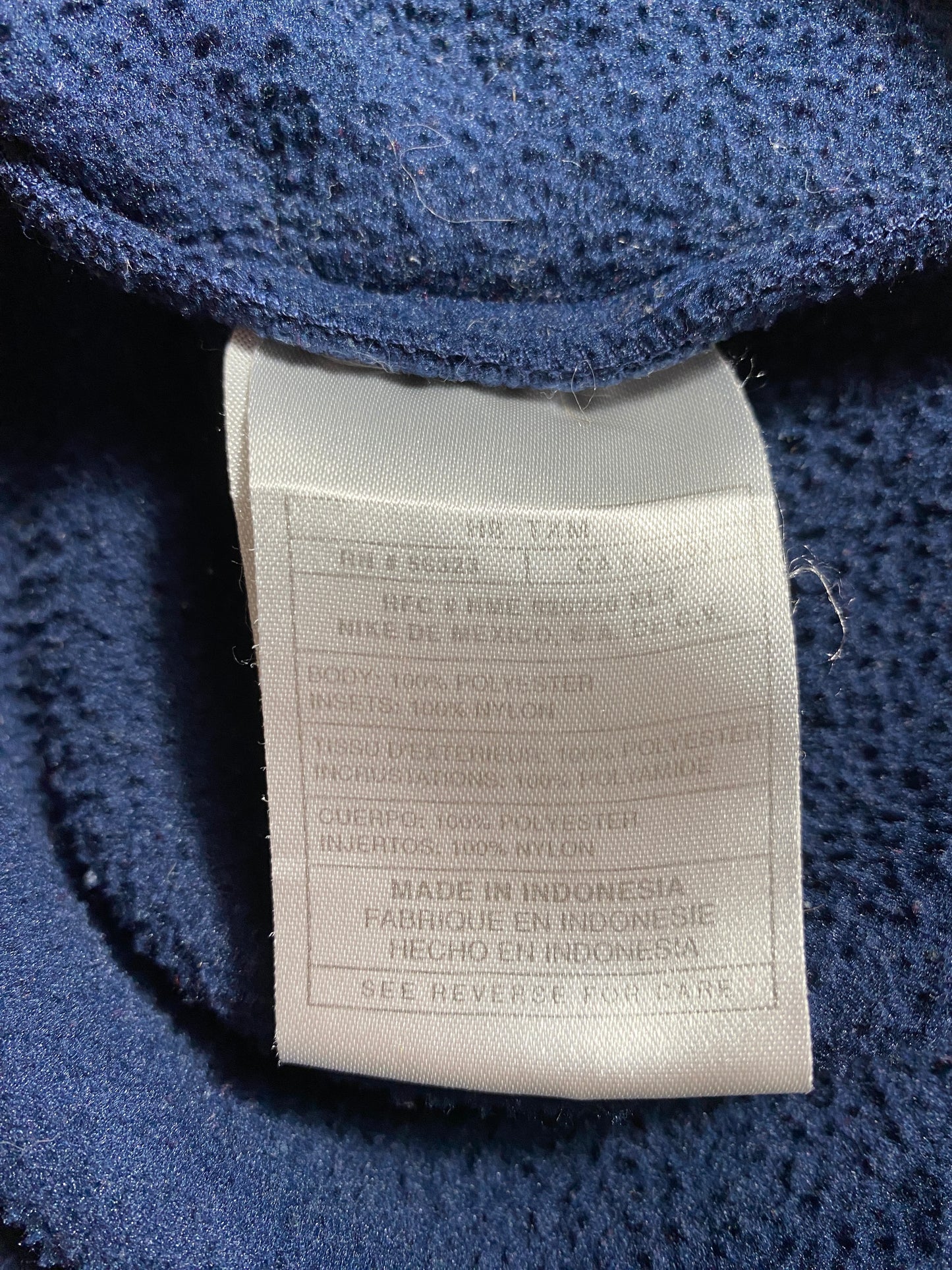 90’s NIKE Center Swoosh Size XL Fleece / G5574F