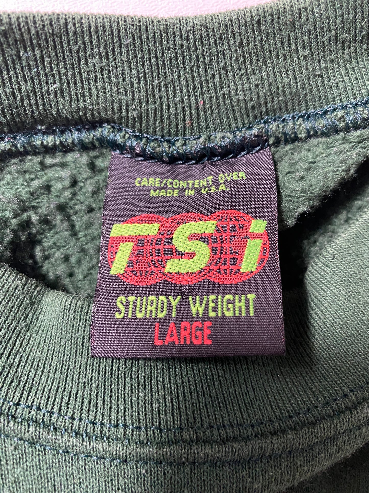 90’s WEST VIRGINIA Made in USA Size L College Sweat-shirt / F3819S