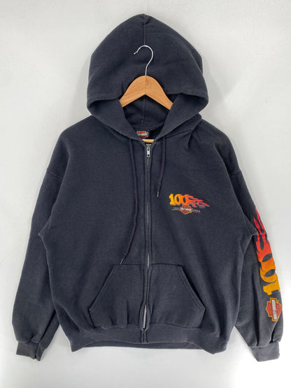 2003 HARLEY DAVIDSON 100YEAR Size L Hoodie Sweat Shirt / F4566S