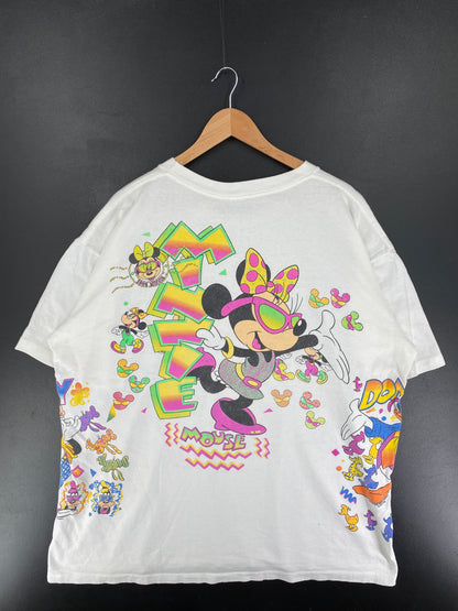 90's DISNEY Made in USA Size One Size (Approx.XXL) Vintage T-Shirt / F3370T