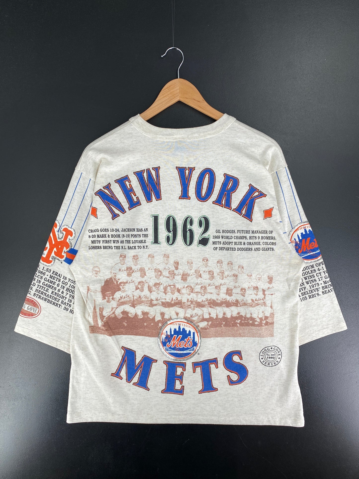 90’s NEWYORK METS Size No Tag (Approx.L) T-Shirt / F4123S
