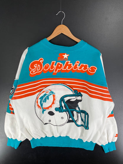 Early 90’s STARTER x MIAMI DOLPHINS Size XL Sweat-shirt / F4602S