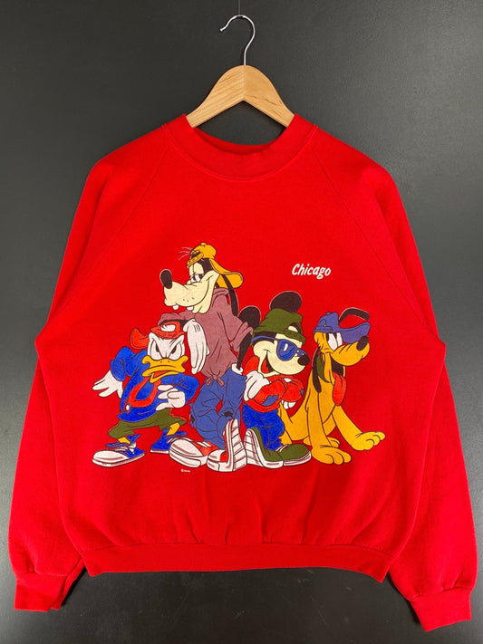 90's DISNEY Made in USA Size XXL Vintage Sweat-shirt / F7520S