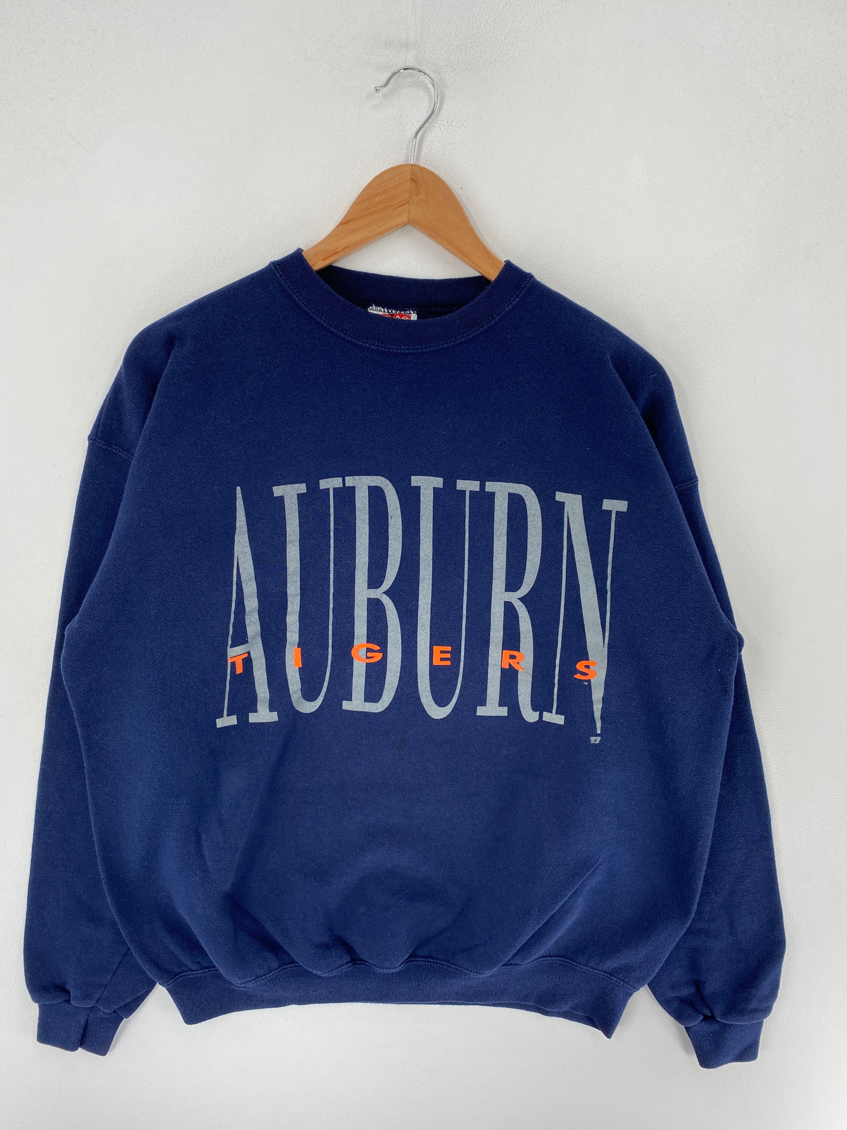 90's AUBURN TIGERS Made in USA Size XL Vintage College Sweat-shirt / F5498S