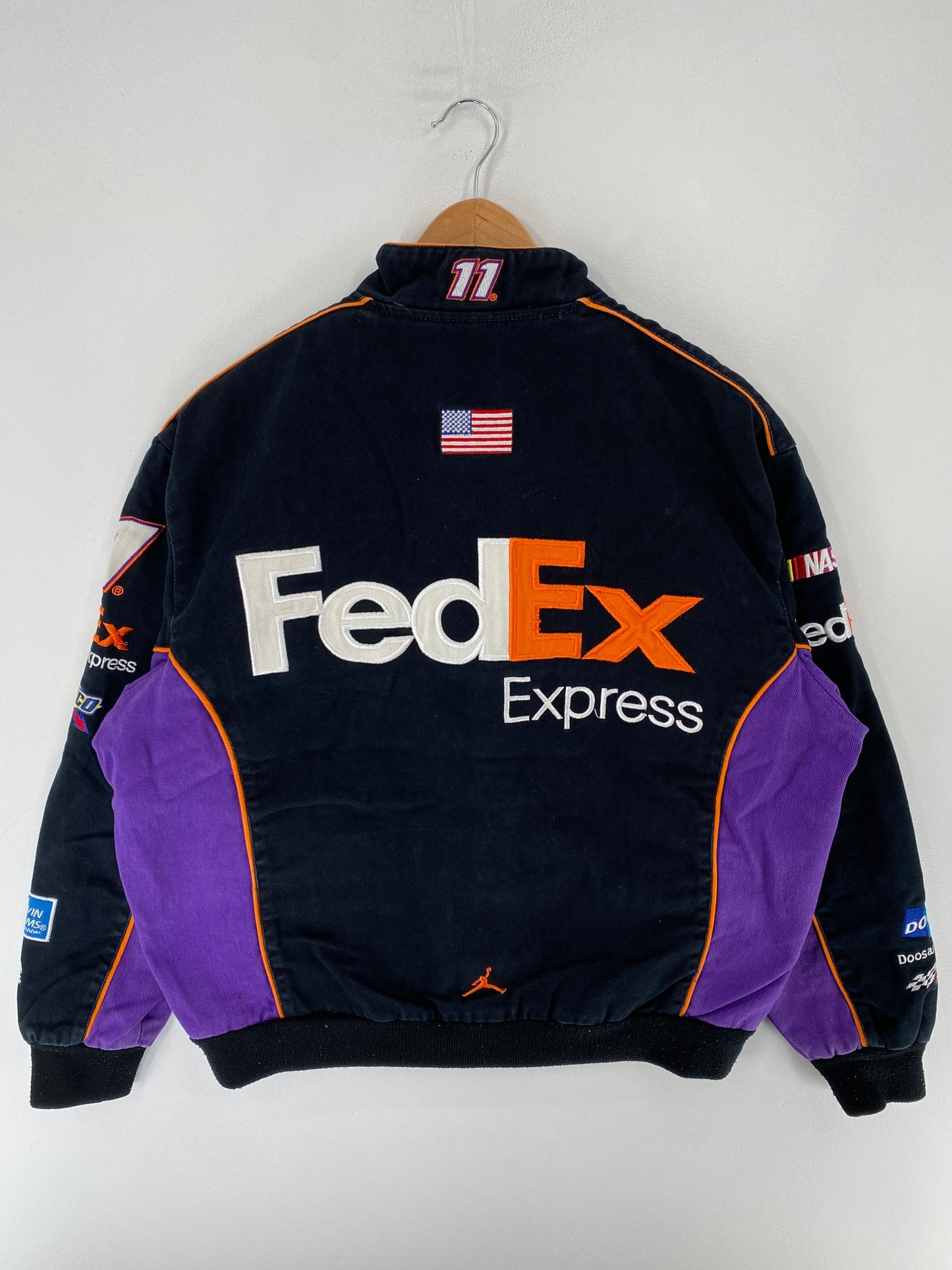 Vintage NASCAR FEDEX Size L Racing Jacket/ F4860J