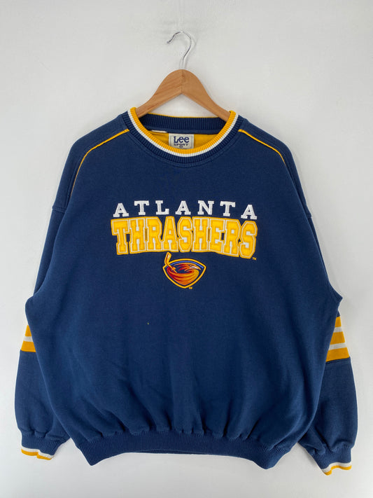 90’s ATLANTA THRASHERS Size XXL NHL Sweat-Shirt / F4652S