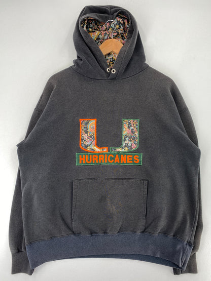 90's CAROLINA HURRICANES Made in USA Size L Vintage College Sweat-shirt / G406S