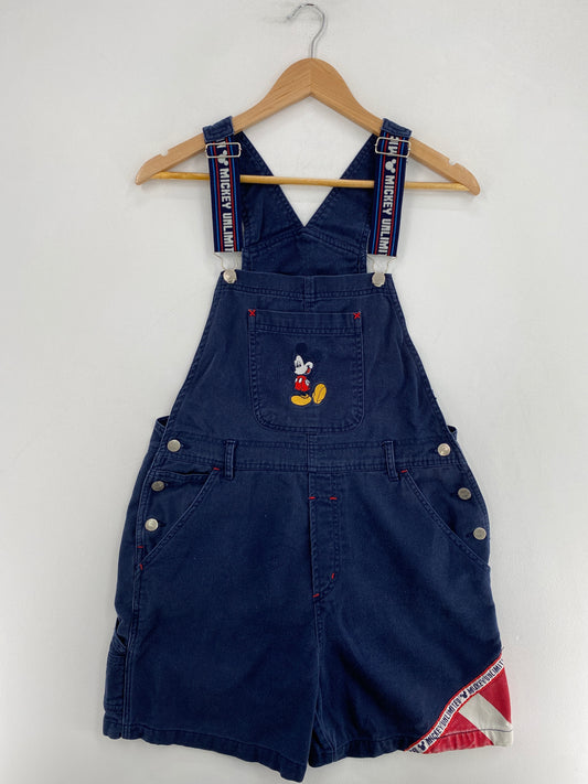 90's DISNEY MICKEY Size S Vintage Denim Overall / G1967P