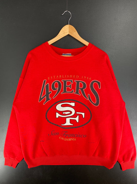 90's 49ERS Made in USA Size XL Vintage NFL Sweat-Shirt / F7359S