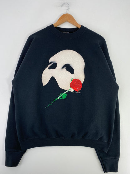 Vintage THE PHANTOM OF THE OPERA Size XL Sweat-Shirt / G987S