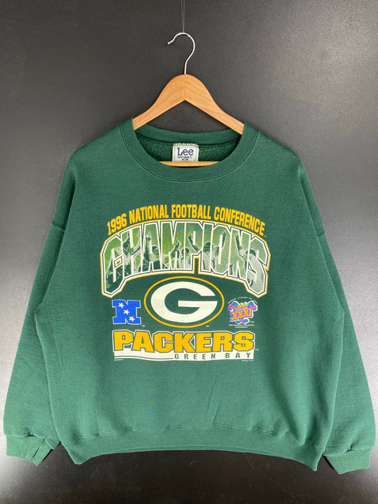 1996 GREEN BAY PACKERS Made in USA Size XL NFL Sweat-Shirt / F8500S