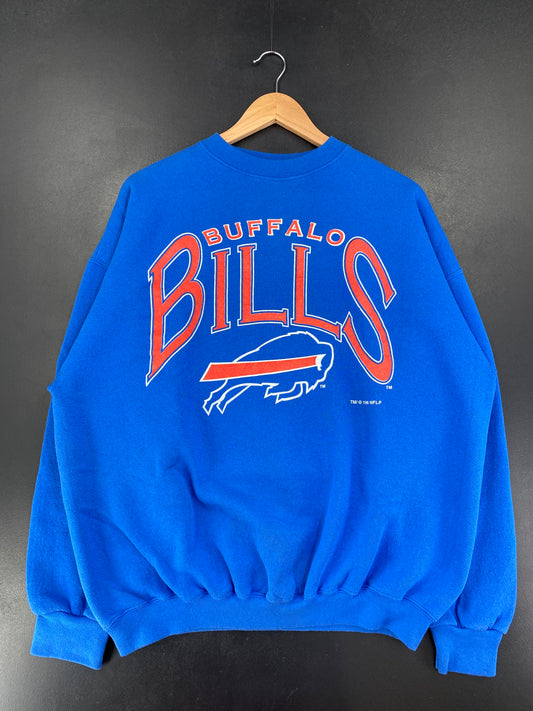 1996 BUFFALO BILLS Made in USA Size XL Vintage NFL Sweat-Shirt / G1925S