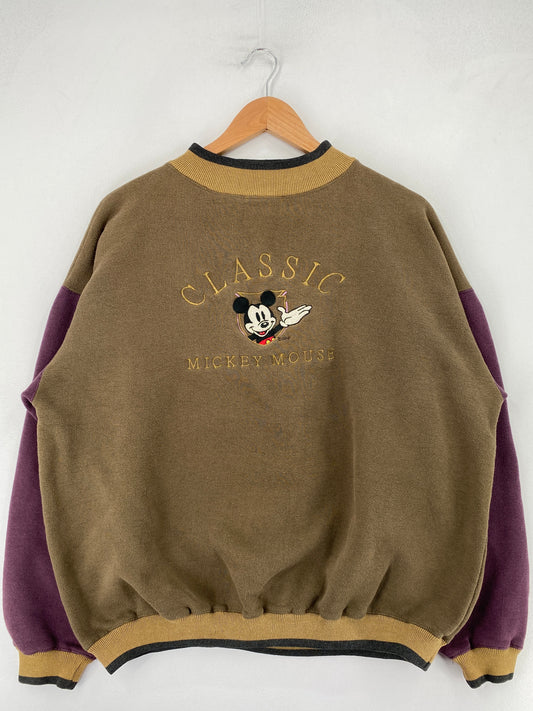 90’s MICKEY MOUSE Size L DISNEY Sweat-shirt / G99S