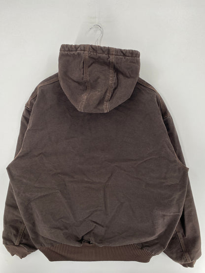 Vintage CARHARTT Size XXL Zip-Up Hoodie Duck Jacket / F5163J