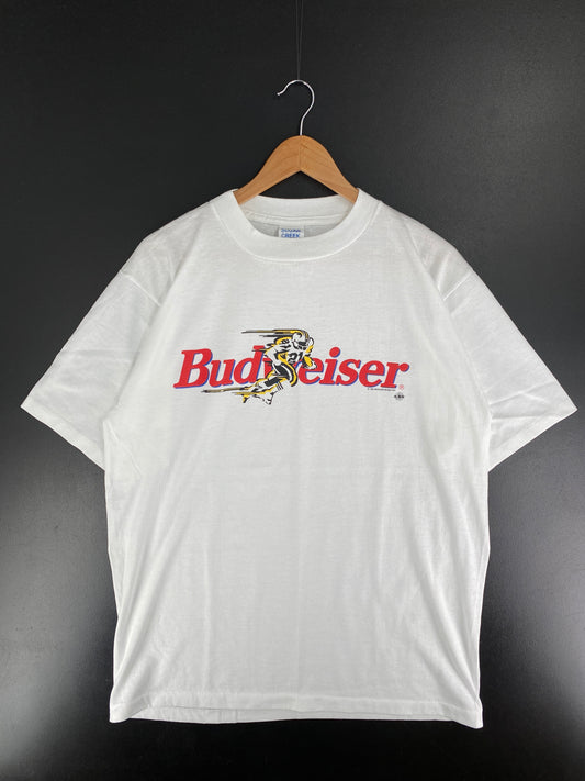 80's BUDWEISER Made in USA Size XL Vintage T-shirt / F4385T