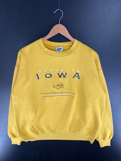 Vintage IOWA HAWKEYES Size No Tag (Approx.L) College Sweat-shirt / F5502S
