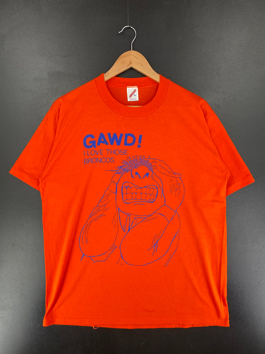 80's GAWD Made in USA Size XL Vintage T-Shirt / F3372T