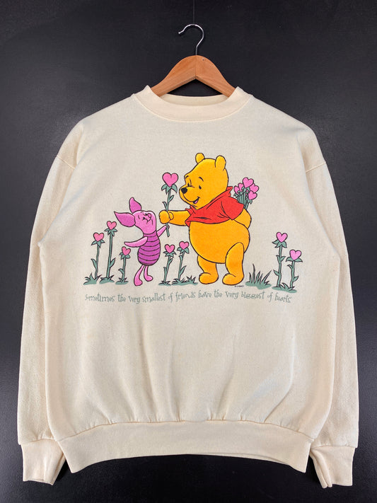 Vintage POOH Size M DISNEY Sweat-shirt / G161S