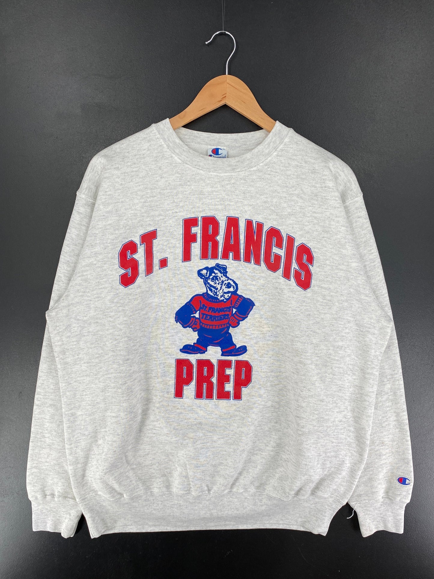 90's ST.FRANCIS PREP Made in USA Size XL Vintage College Sweat-Shirt / G7053S