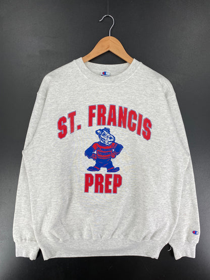 90's ST.FRANCIS PREP Made in USA Size XL Vintage College Sweat-Shirt / G7053S