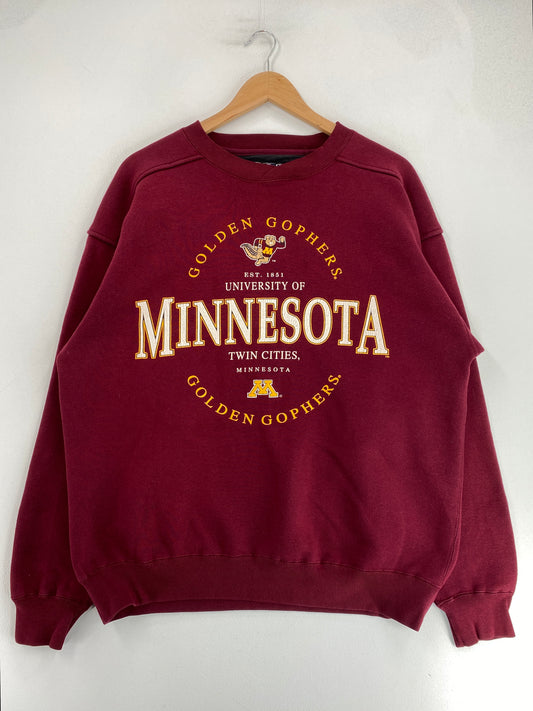 90’s MINNESOTA GOLDEN GOPHERS Size L College Sweat-Shirt / G2943S