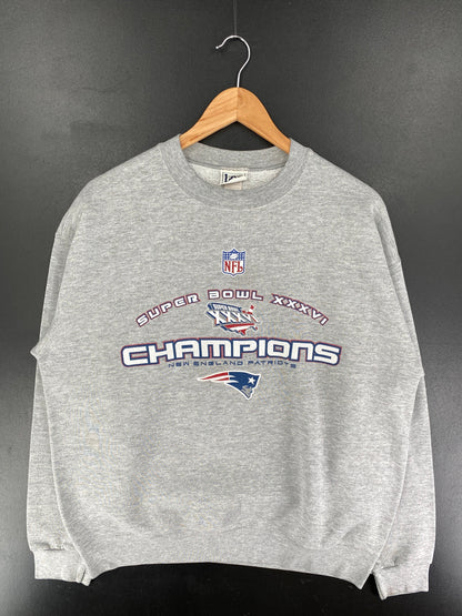 2000 NEW ENGLAND PATRIOTS SUPER BOWL Size (Approx.XL) Vintage Sweat-shirt / G2209S