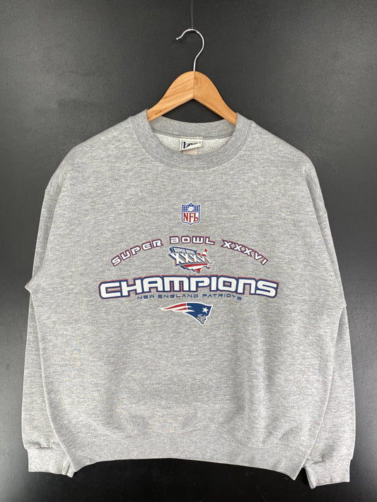 2000 NEW ENGLAND PATRIOTS SUPER BOWL Size (Approx.XL) Vintage Sweat-shirt / G2209S